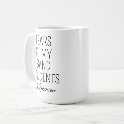 Mug Larmes de mon groupe Étudiants, Appréciation de l' (Devant gauche)