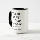 Mug Larmes de mon professeur de biologie encore chaud  (Devant gauche)