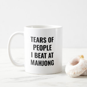 Mug Larmes de personnes que j'ai battues à Mahjong Lov