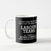 Mug Larmes de travail Boris Johnson (Gauche)
