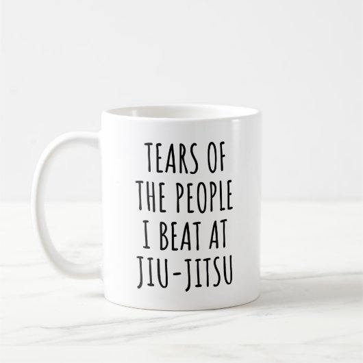 Mug Larmes Des Gens Que J'Ai Battu À Jiu-Jitsu (Gauche)