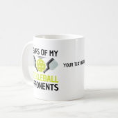 Mug Larmes drôles de mes adversaires de pickleball (Devant gauche)