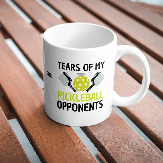 Mug Larmes drôles de mes adversaires de pickleball