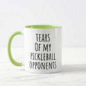 Mug Larmes Drôles De Mes Adversaires De Pickleball (Gauche)