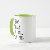 Mug Larmes Drôles De Mes Adversaires De Pickleball (Devant gauche)