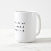 Mug Larmes drôles de mes adversaires de Pickleball Typ (Devant droit)