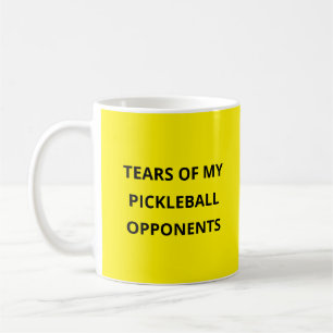 Mug Larmes drôles de mes adversaires de pickleball Typ