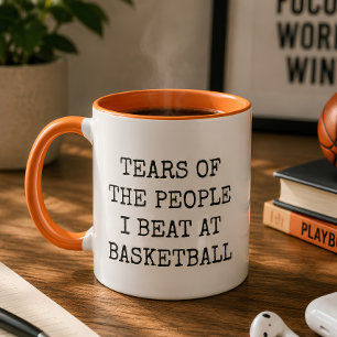 Mug Larmes Drôles Des Gens Que J'ai Battus Au Basket