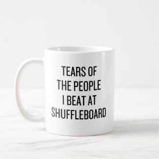 Mug Larmes Drôles des Gens que j'ai Battus au Shuffleb