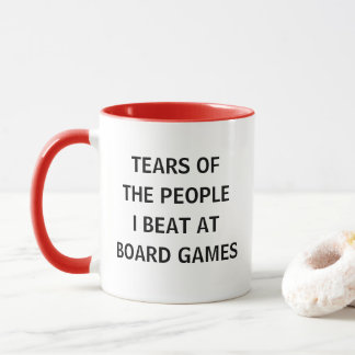 Mug Larmes Drôles des Gens que J'ai Battus aux Jeux de