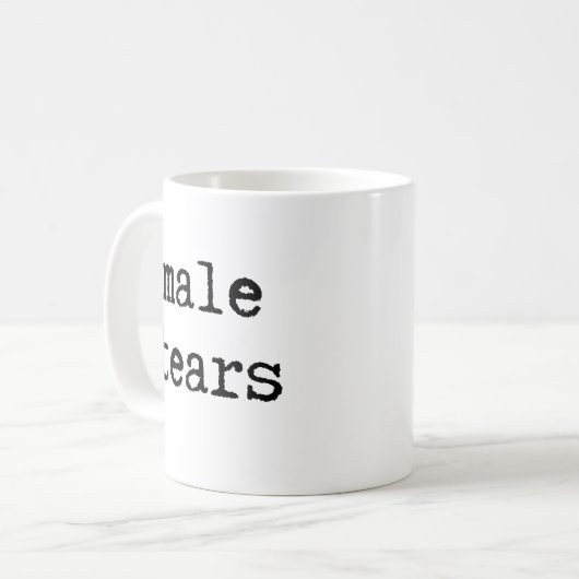 Mug Larmes mâles (Devant gauche)