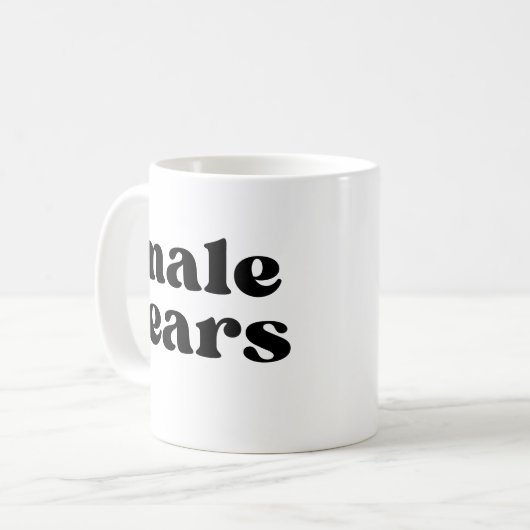 Mug Larmes mâles (Devant gauche)