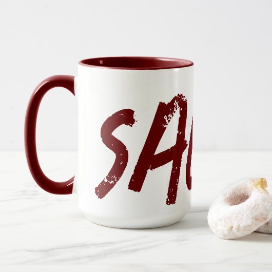 Mug Larmes salées Sarcastiques (Avec donut)