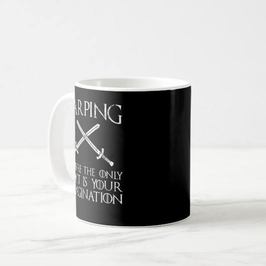Mug LARPing jeu de rôle LARP Geek Nerd LARPer  (Devant gauche)