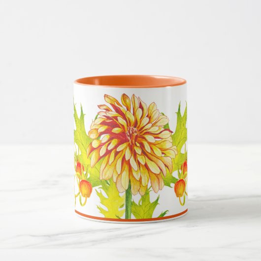 Mug L'arrivée d'automne sur une cochonnerie (Centre)