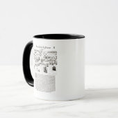 Mug L'arrivée des Anglais en Virginie (Devant gauche)