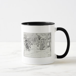 Mug L'arrivée des jeunes femmes chez Jamestown