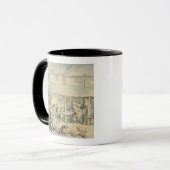 Mug L'arrivée du car d'étape à l'auberge de Sun, DBO (Devant gauche)