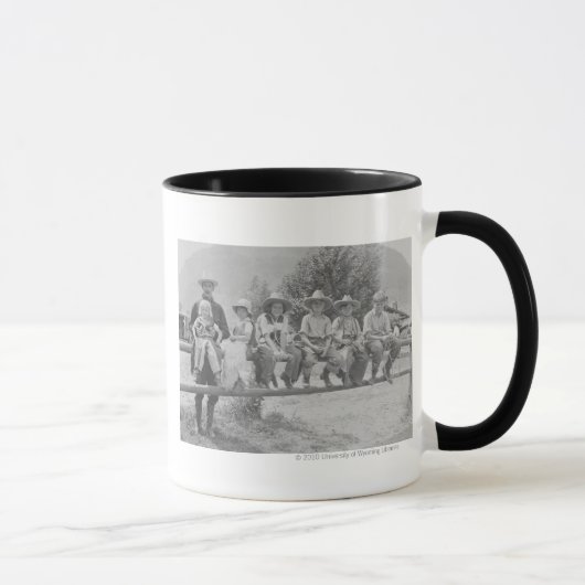 Mug Larry Larom avec six enfants (Droite)