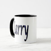 Mug Larry, Nom, Logo, (Devant gauche)