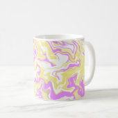 Mug L'art Abstrait avec couleurs pastel (Devant droit)