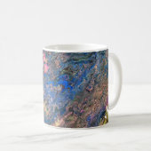 Mug L'art Abstrait de Joe - Bleu et rose - Coupes de c (Devant droit)