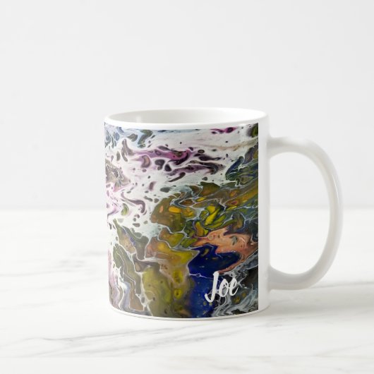 Mug L'art Abstrait de Joe - Casquettes de neige - Coup (Droite)