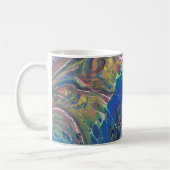 Mug L'art Abstrait de Joe - Papillon bleu - Coupes de (Gauche)
