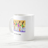 Mug L'art africain moderne de papa, exprimer le bonheu (Devant gauche)