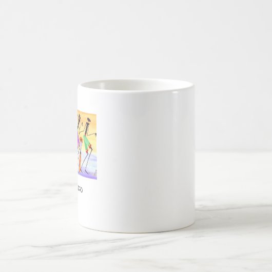 Mug L'art africain moderne de papa, exprimer le bonheu (Centre)
