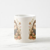 Mug L'art aquarelle du hérisson lisant (Centre)
