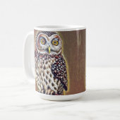 Mug L'art de la Chouette forestière sauvage Abstraite (Devant gauche)