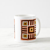 Mug l'art de la géométrie de l'Afrique (Devant droit)
