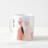 Mug L'Art De La Ligne Des Femmes (Devant gauche)