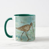 Mug L'art de la plage d'Oiseaux côtiers (Gauche)