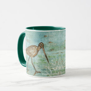 Mug L'art de la plage d'Oiseaux côtiers