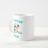 Mug L'art de tortue drôle et mignon (Devant gauche)