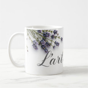 Mug L'Art de Vivre Typographie française minimaliste