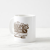 Mug l'art des mots de la cuisine de grand-mère mignonn (Devant gauche)