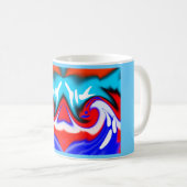 Mug L'art des vagues de chaleur (Devant droit)