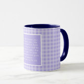 Mug L'art des versets de la Bible chrétienne (Devant droit)