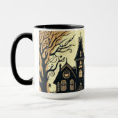 Mug L'art d'Halloween vintage (Gauche)