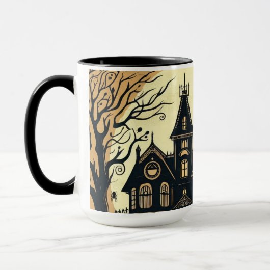 Mug L'art d'Halloween vintage (Gauche)