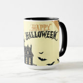 Mug L'art d'Halloween vintage (Devant droit)