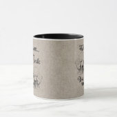 Mug L'art du caniche quand tout échoue citation (Centre)