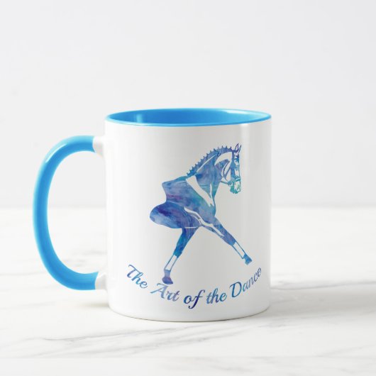 Mug L'art du cheval de dressage de danse - (Gauche)