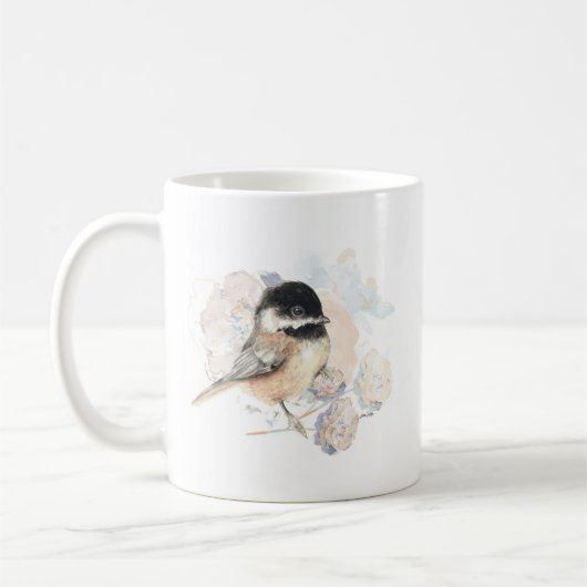 Mug L'art du chickadee à calotte noire (Gauche)
