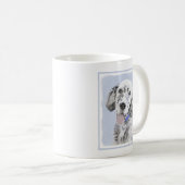 Mug L'art du chien peintre Blue Belton (Devant droit)