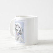Mug L'art du chien peintre Blue Belton (Devant gauche)