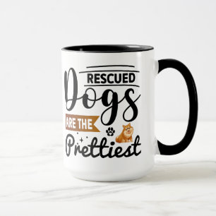 Mug L'Art du Chien Positif Citation Motivationnelle